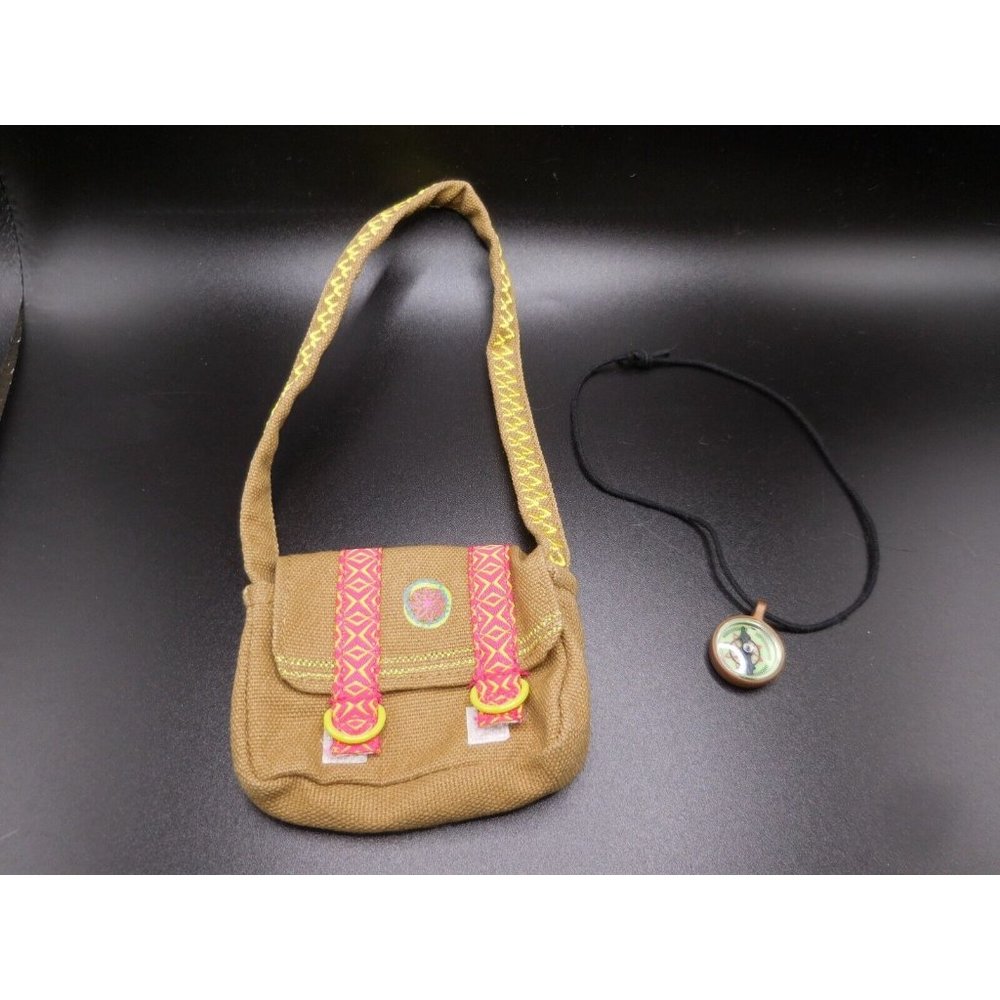 American Girl Doll Lea Clark Book Bag & Compass